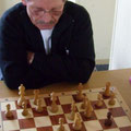 Punkt für das MSV 06-Fernschachteam: Gastspieler Peter Baranowsky, Vorsitzender der Schachgruppe des Bezirksamtes Tempelhof-Schöneberg.