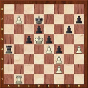 38. b7 ...ein Fehler, aber auch nach 38. Td1 (verhindert das Matt) steht Schwarz klar auf Gewinn!