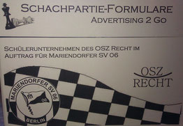 Zuverlässiger Lieferant und Partner: "Advertising 2 Go": Eine Kiste MSV 06-Partieformulare!