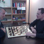 Pfarrer Köppen (rechts) lud die Mariendorfer Schachspieler (links Olaf Ritz) zur Fortsetzung des Projektes am 13. Dez. in die Gemeinde ein - vielen Dank, wir kommen gerne wieder!
