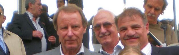 Ex-Bundestrainer Berti Vogts mit MSV-Präsidenten Günter Kube und Vorstandsvorsitzenden Bernd Hahn, http://www.msv06-berlin.de/
